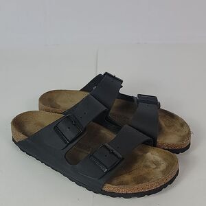 Birkenstock Arizona Bleu Midnight Leather Women's Sandals